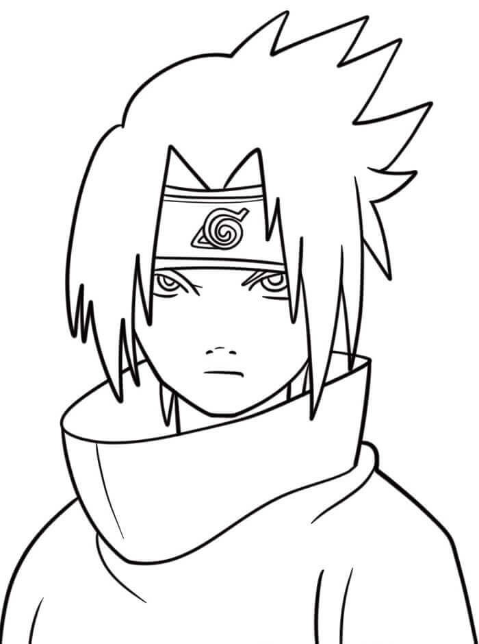 Anime Naruto omalovánka