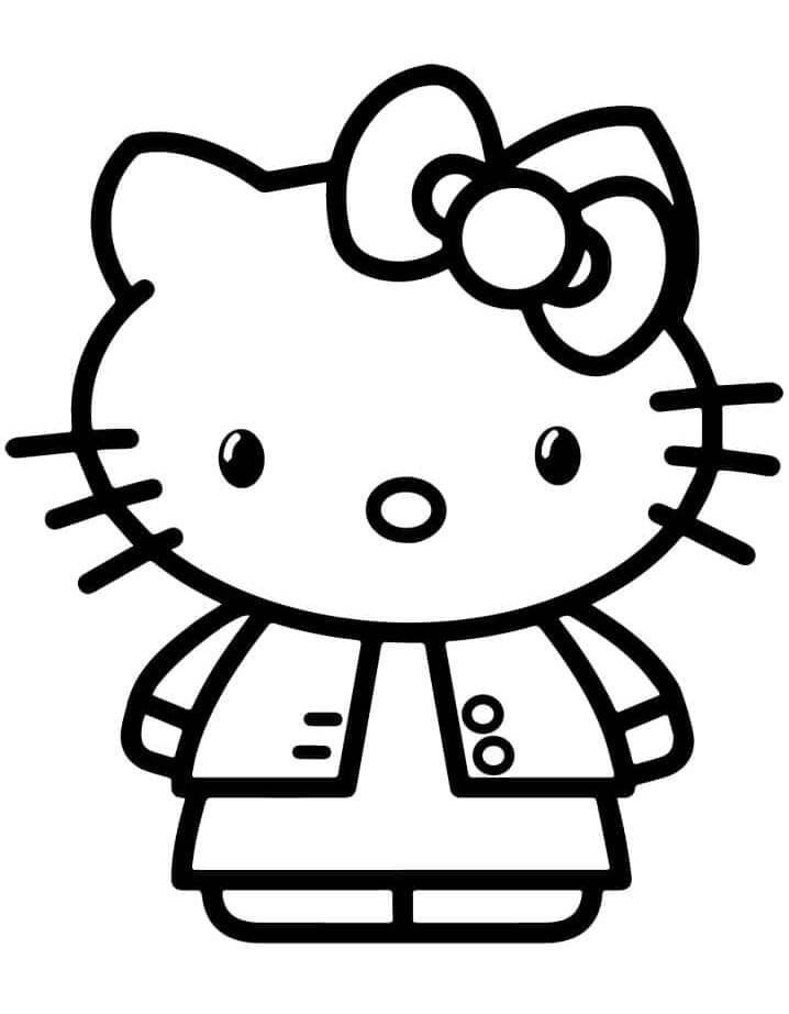 Animovaná Hello Kitty omalovánka