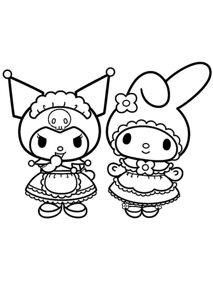 Animovaná My Melody omalovánka