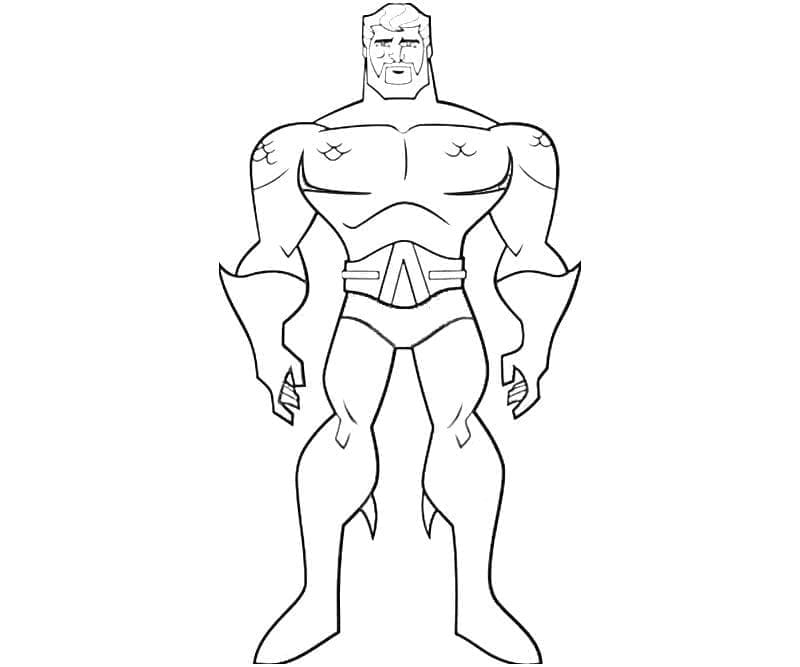 Aquaman Zdarma omalovánka