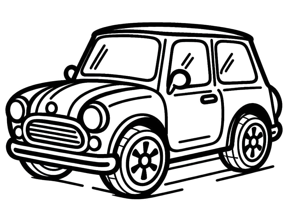 Auto (1) omalovánka