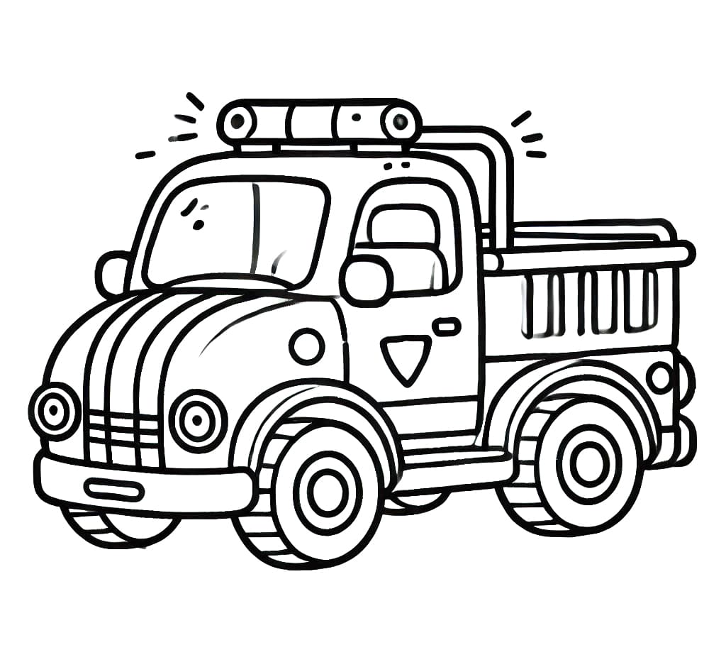 Auto (5) omalovánka