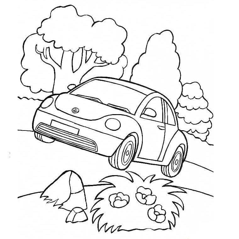 Auto Zdarma Tisknutelné omalovánka
