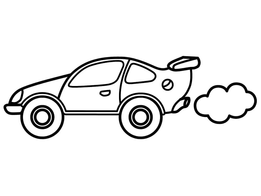 Auto omalovánka