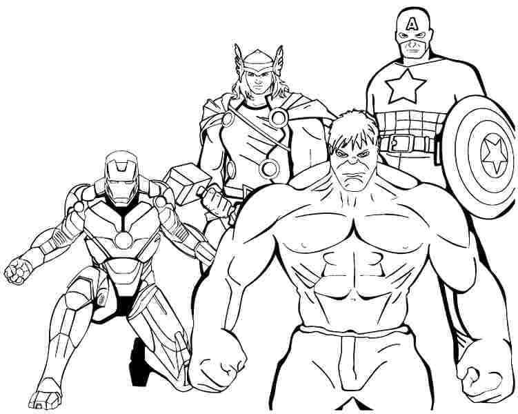 Avengers (2) omalovánka