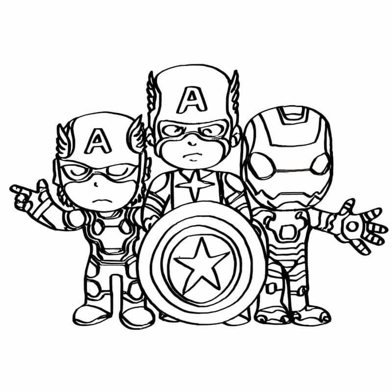 Avengers (4) omalovánka