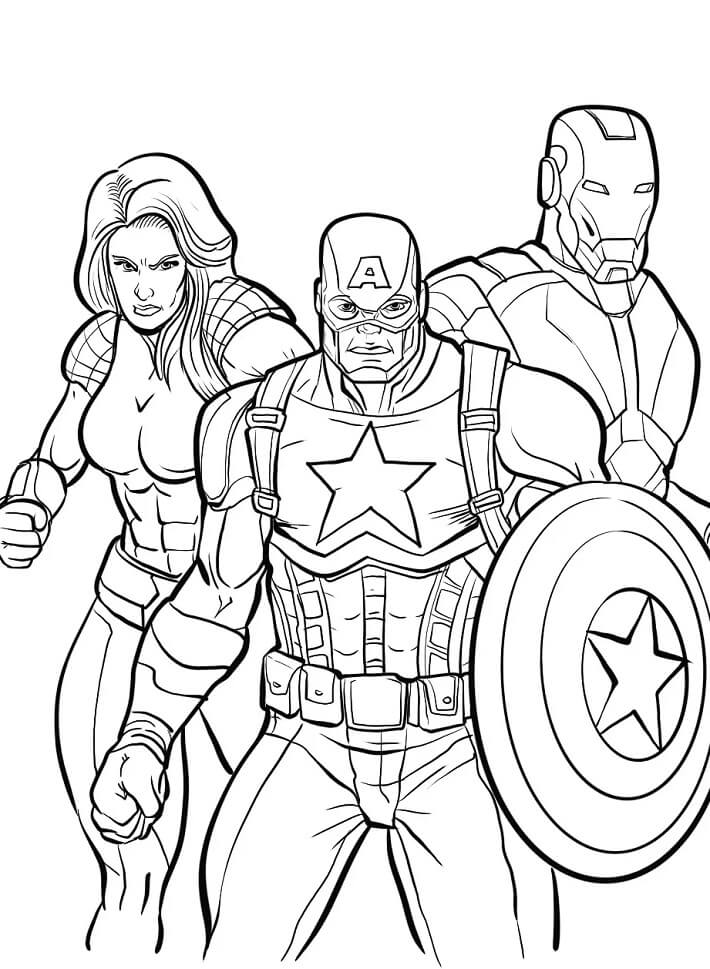 Omalovánky Avengers