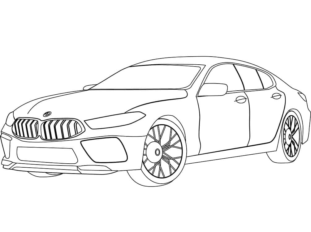 BMW Zdarma omalovánka