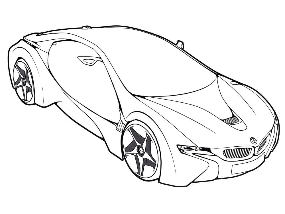 BMW pro Děti omalovánka