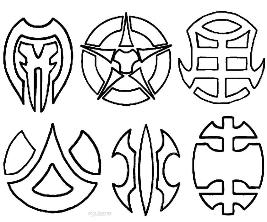 Bakugan Zdarma pro Děti omalovánka