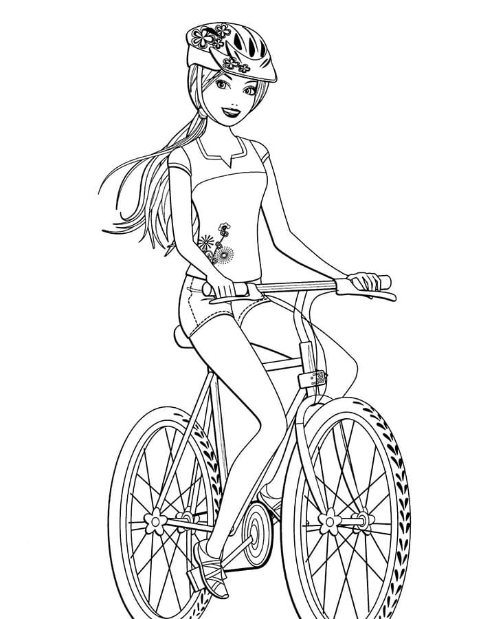 Barbie Tisknutelná omalovánka