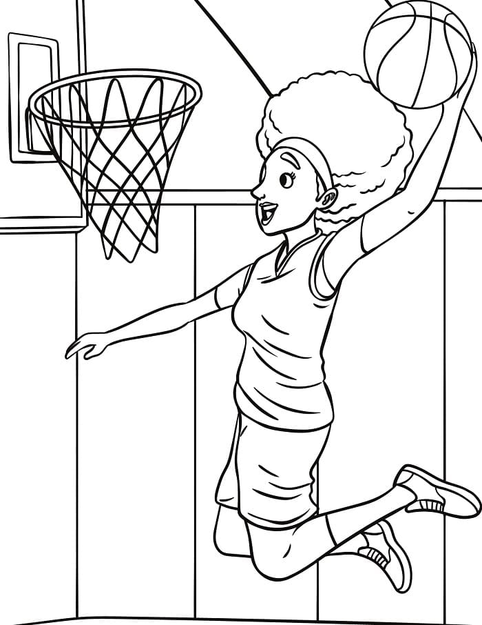 Basketbal pro 2leté Děti omalovánka