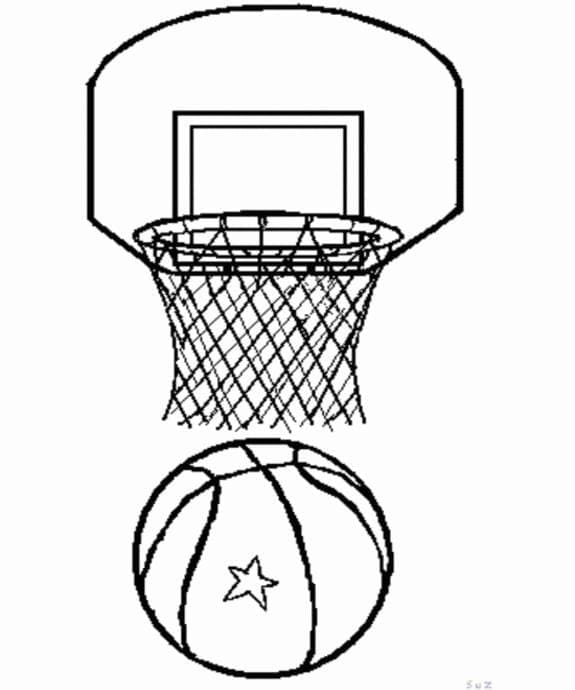 Basketbal pro Děti omalovánka