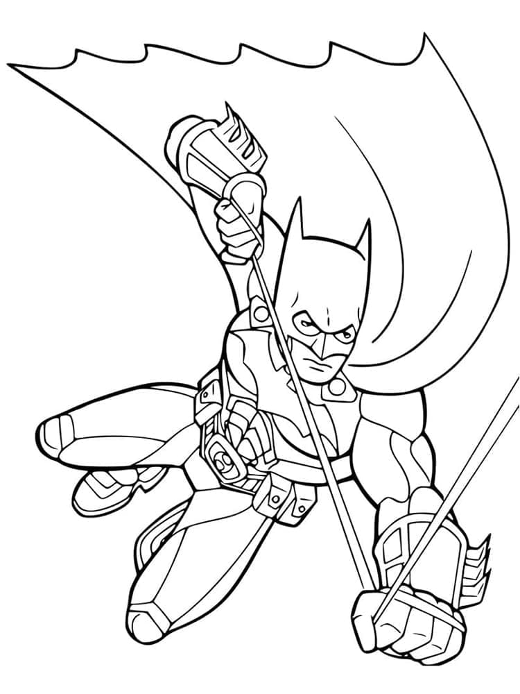 Batman DC omalovánka