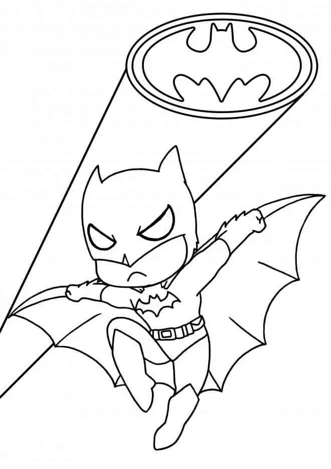 Batman Justice League omalovánka