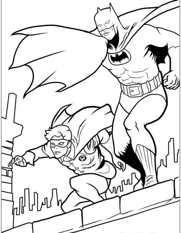 Batman Tisknutelný omalovánka