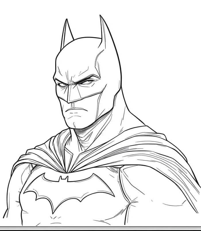 Batman Zdarama omalovánka