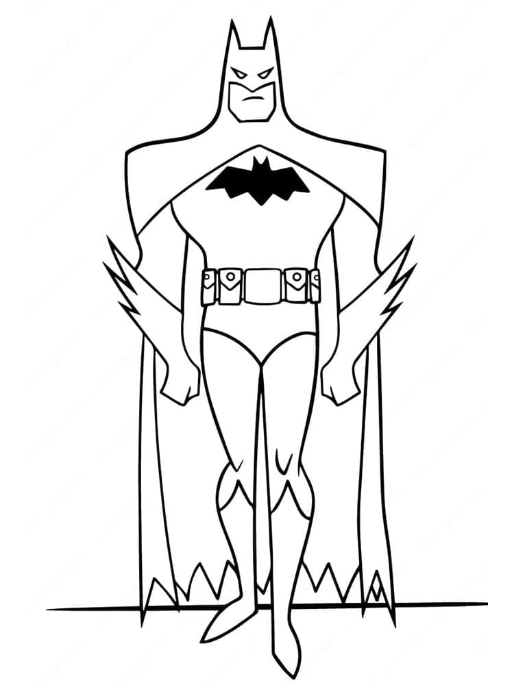 Batman k Vymalování omalovánka