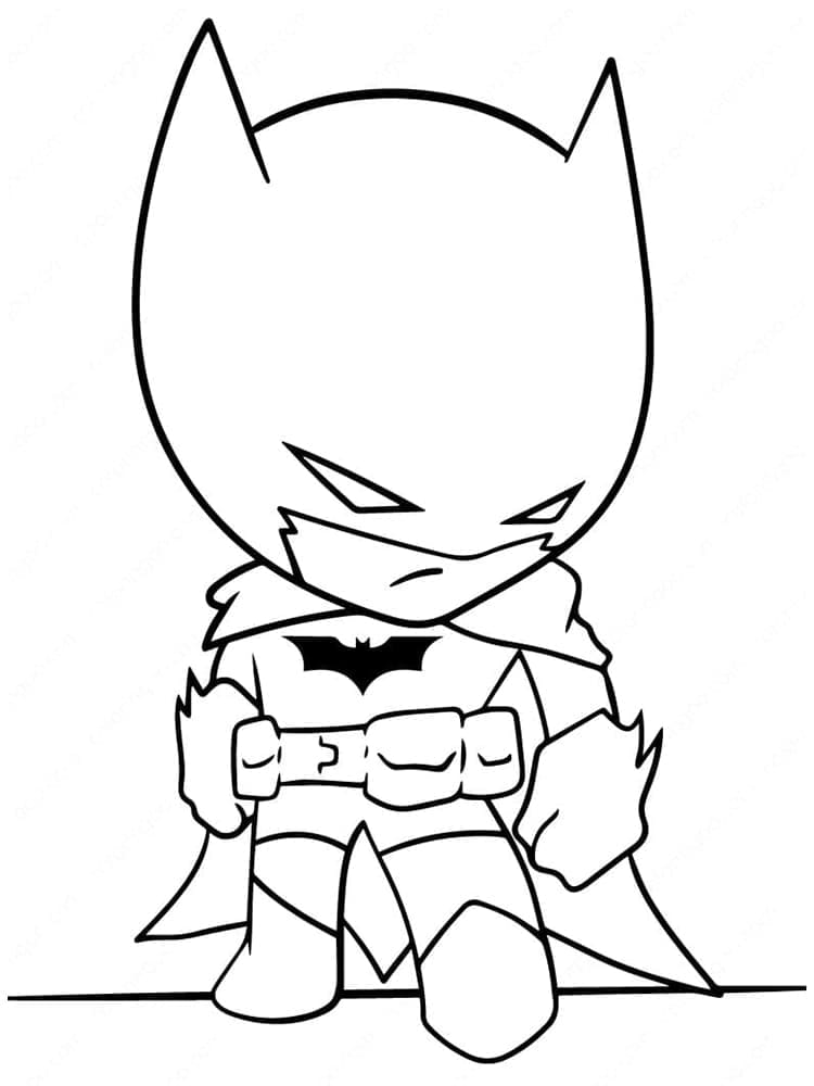 Batman pro 1leté Děti omalovánka