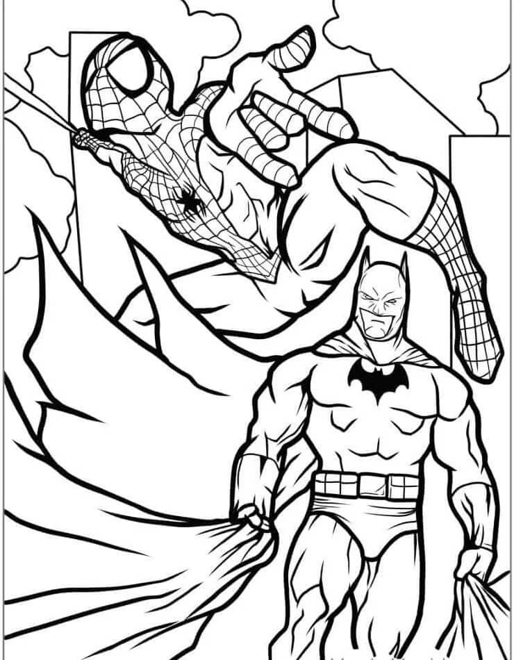 Batman pro 6leté Děti omalovánka