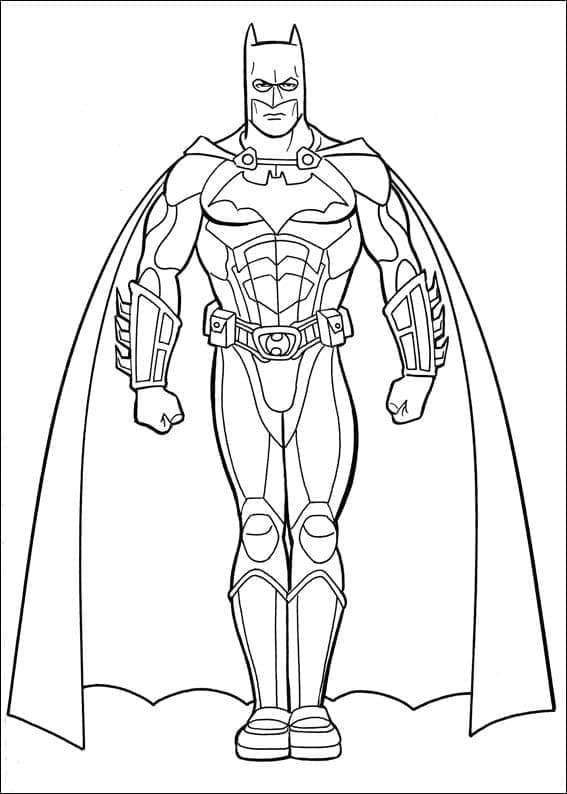 Batman pro Děti omalovánka