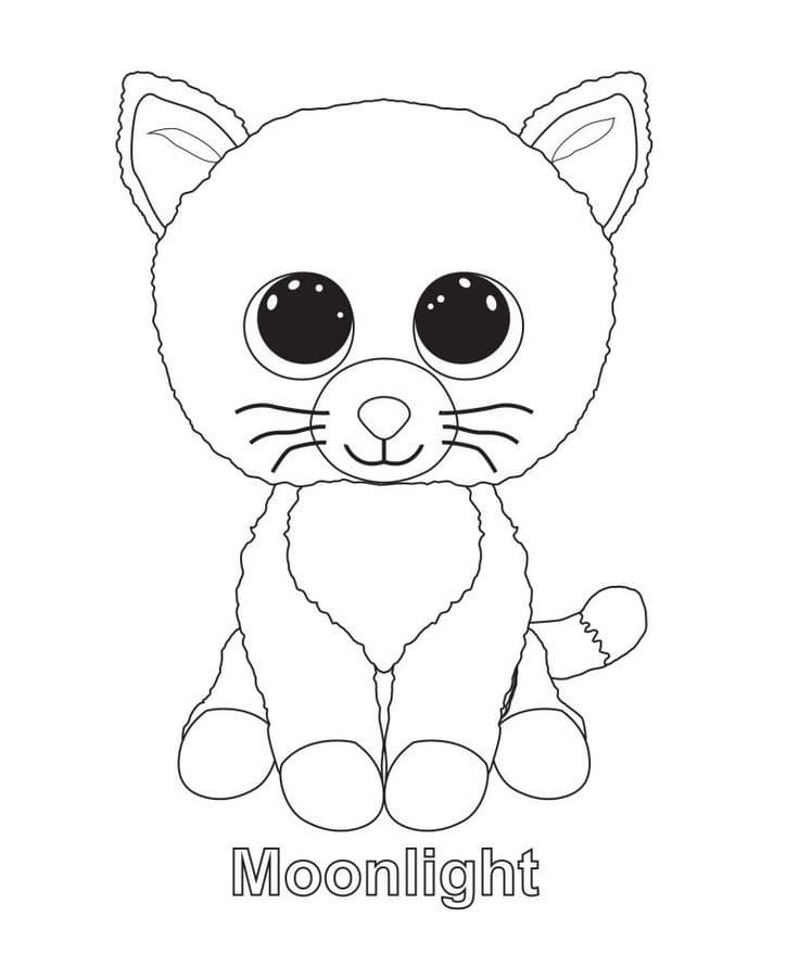 Beanie Boo (13) omalovánka