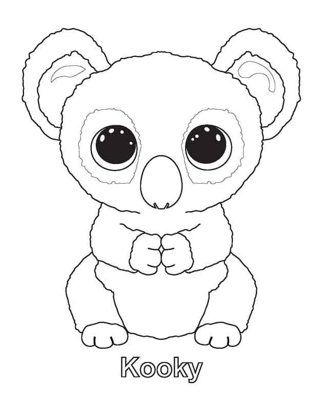 Beanie Boo (14) omalovánka