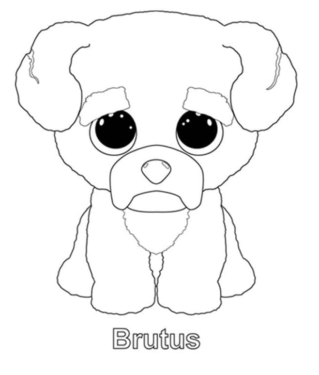 Beanie Boo (20) omalovánka
