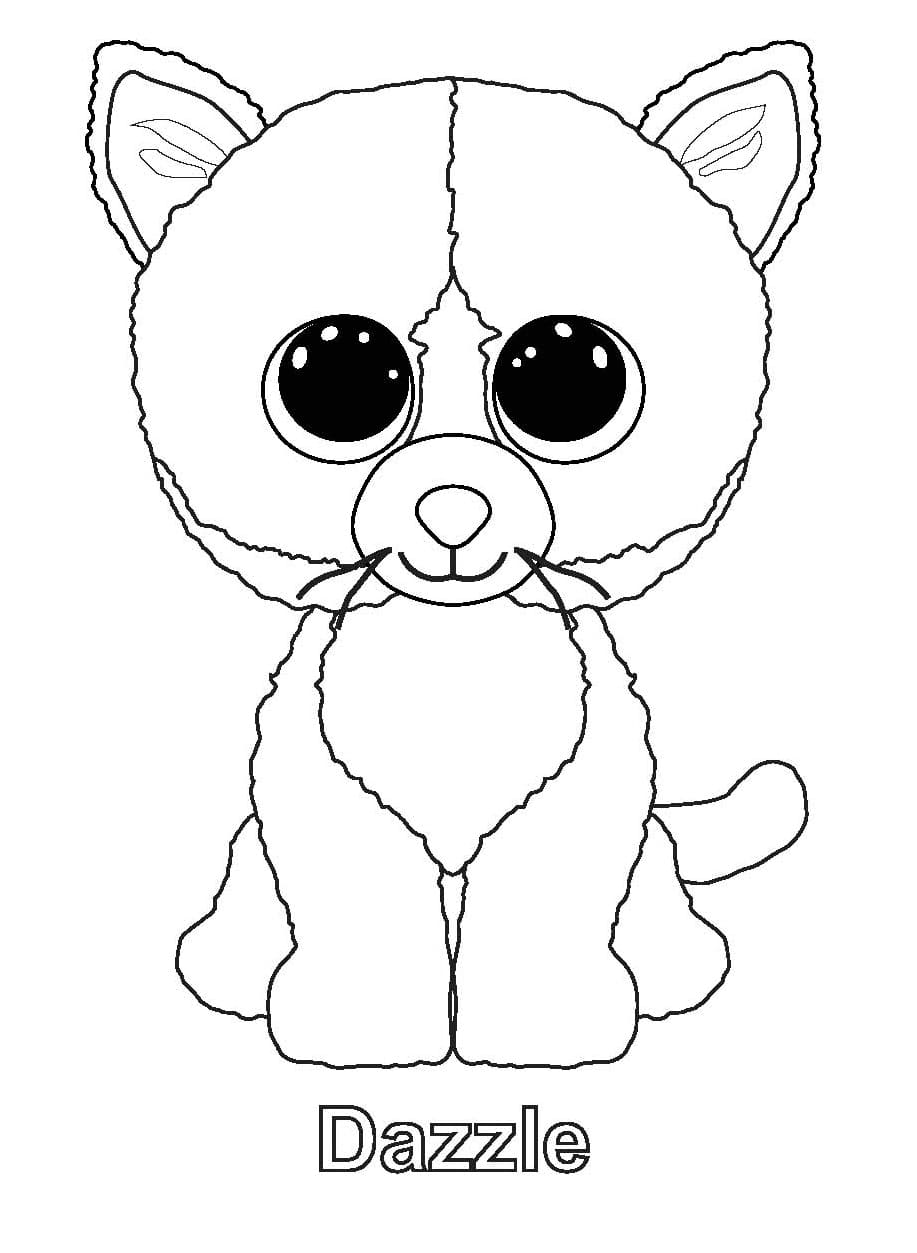 Beanie Boo (23) omalovánka