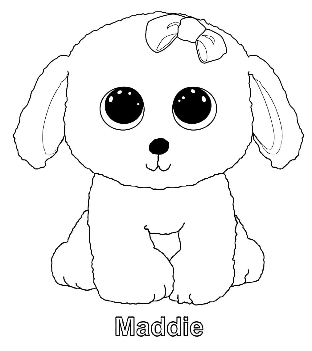 Beanie Boo (25) omalovánka