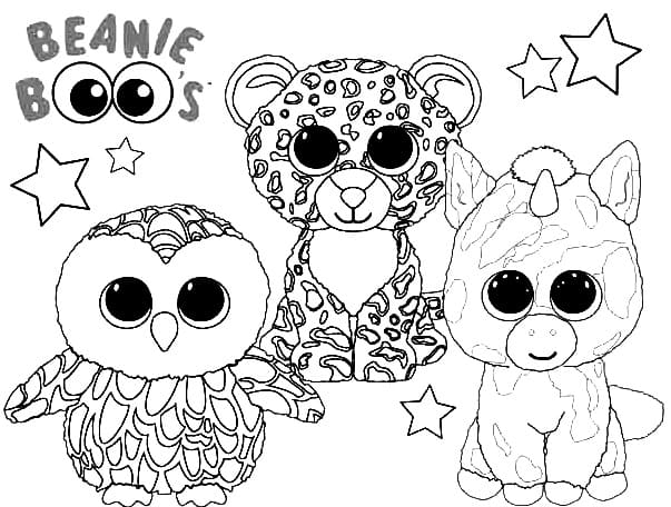 Beanie Boo (26) omalovánka