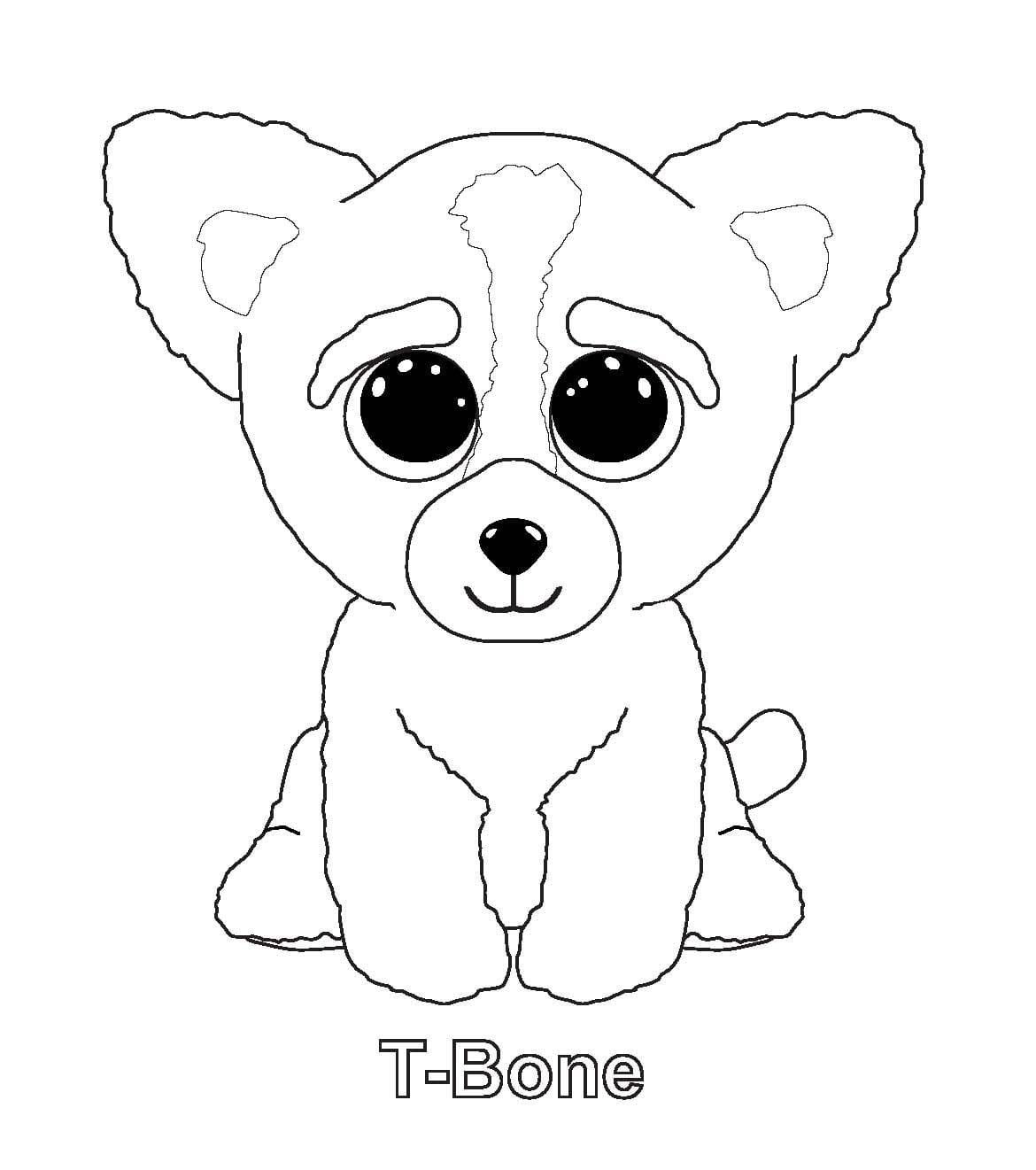 Beanie Boo (30) omalovánka