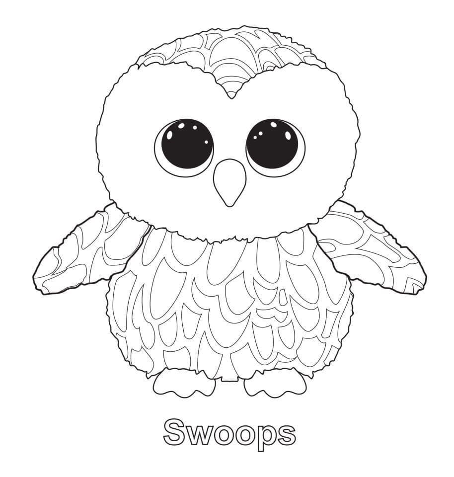 Beanie Boo (4) omalovánka