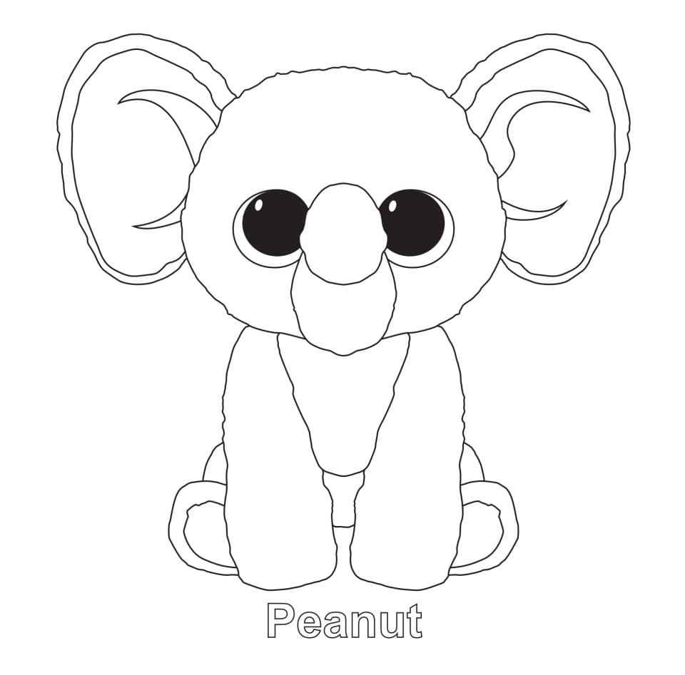 Beanie Boo (5) omalovánka