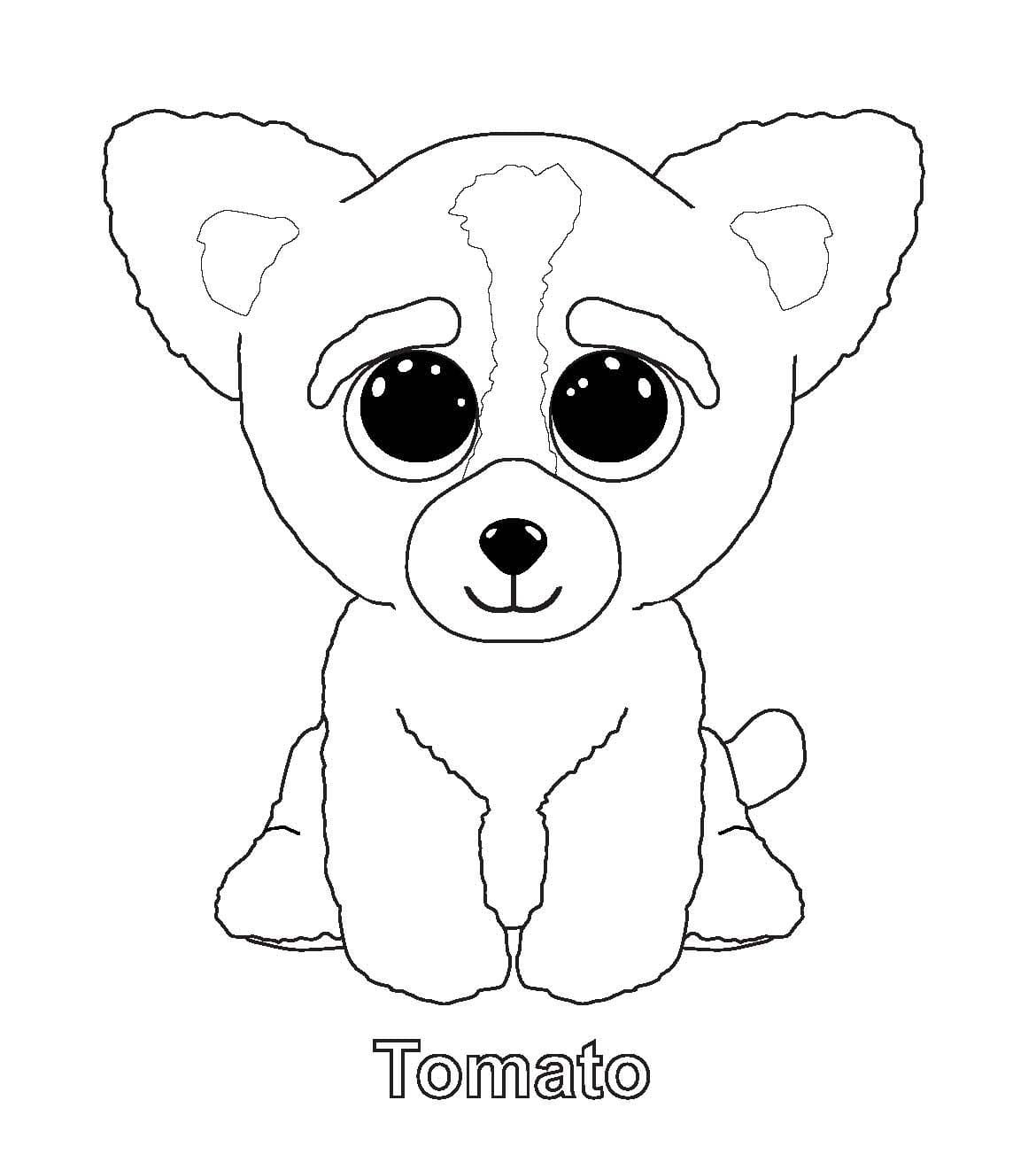Beanie Boo (9) omalovánka