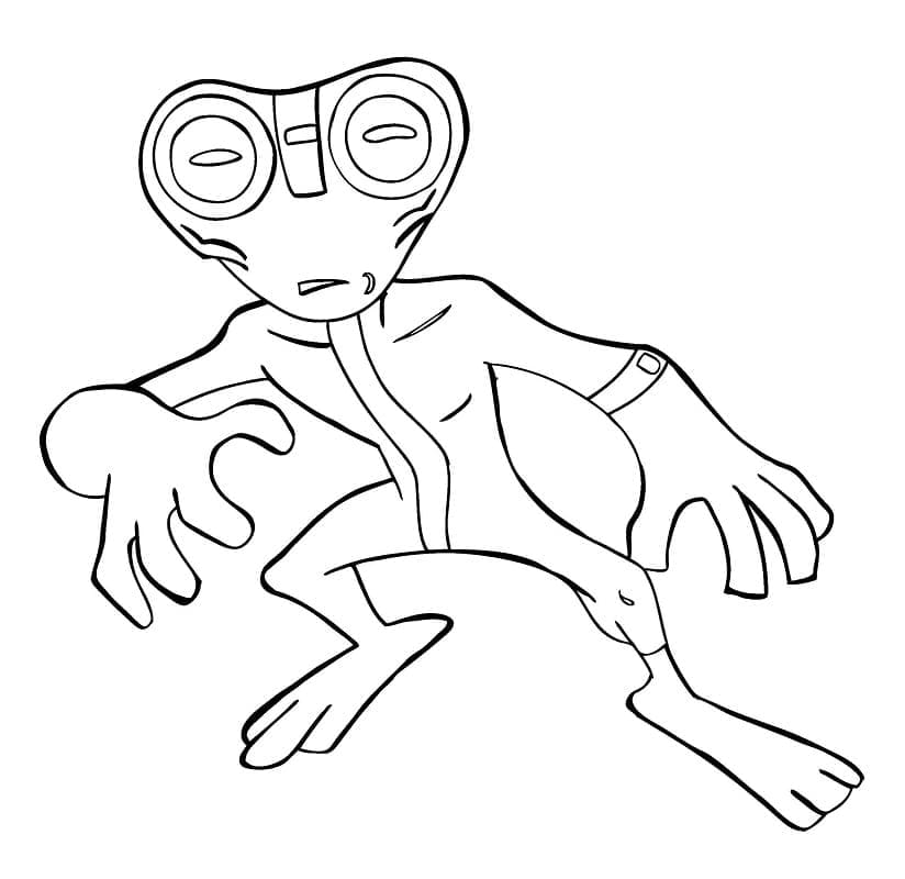 Ben 10 (6) omalovánka