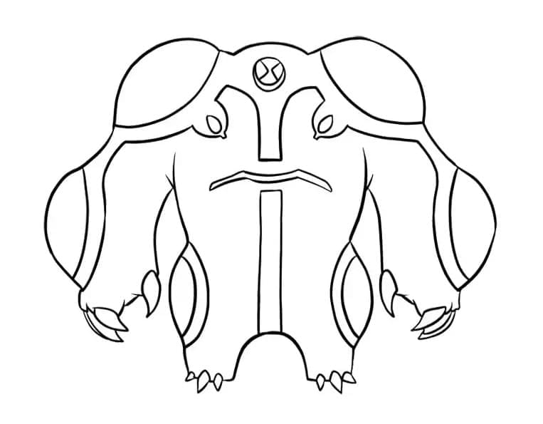 Ben 10 (8) omalovánka