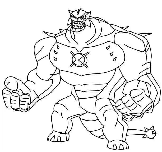 Ben 10 (9) omalovánka