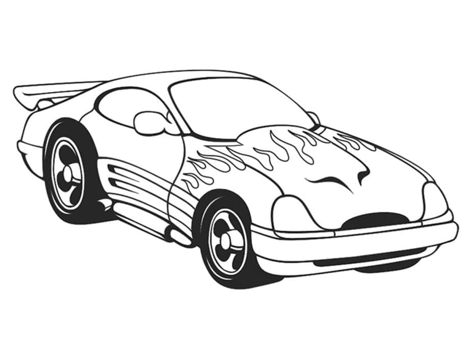 Běžné Auto omalovánka