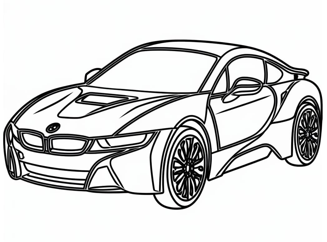 Běžné BMW omalovánka