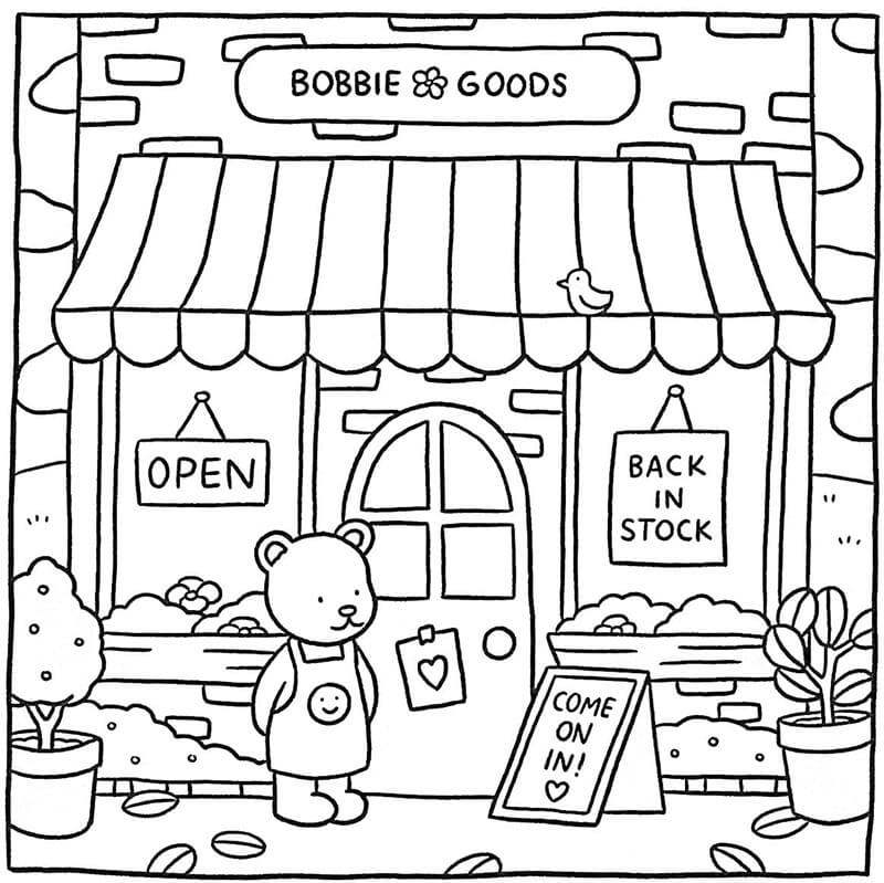 Bobbie Goods (7) omalovánka