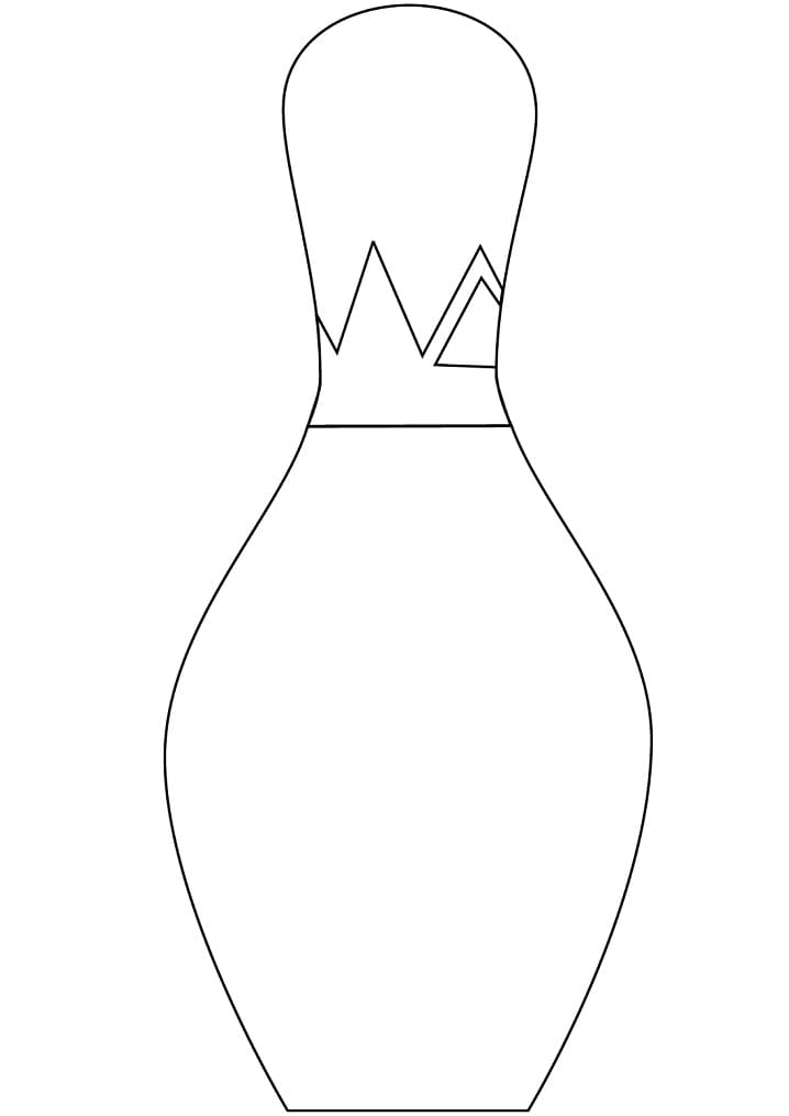 Bowling Obrázek omalovánka