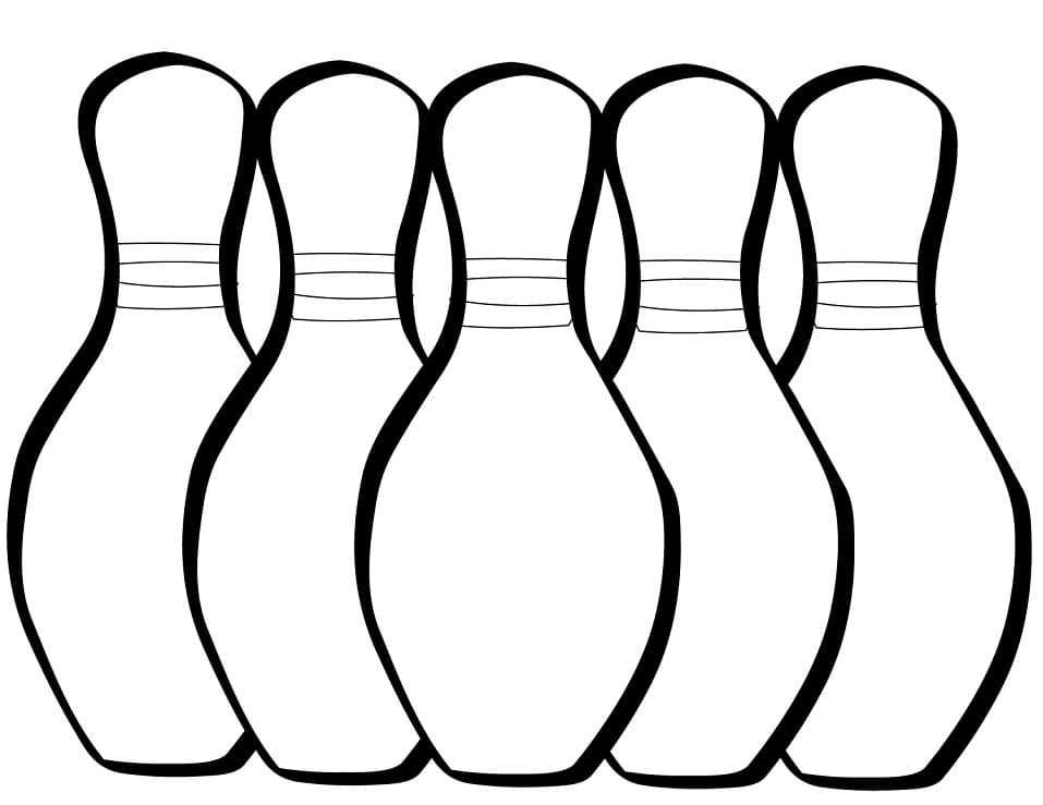 Bowling Zdarma pro Děti omalovánka