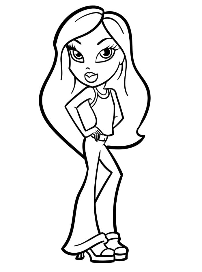 Bratz (2) omalovánka