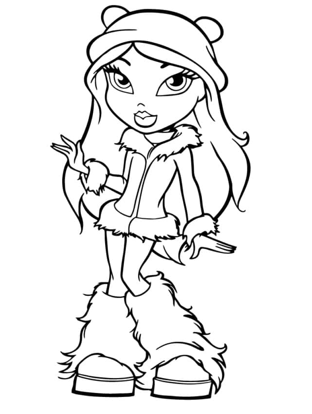 Bratz (5) omalovánka