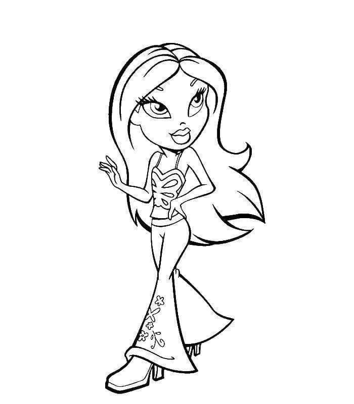 Bratz (7) omalovánka