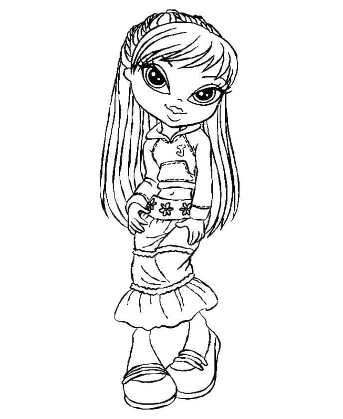 Bratz Obrázek omalovánka