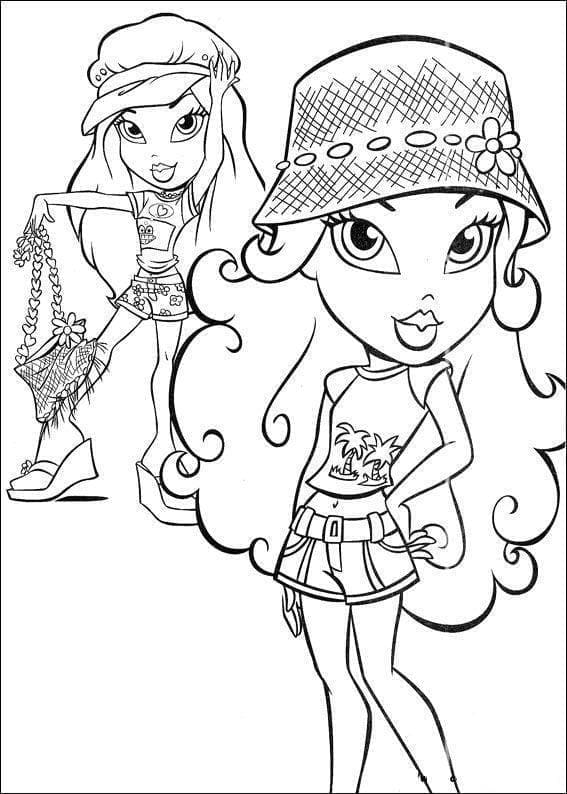 Bratz Tisknutelná pro Děti omalovánka