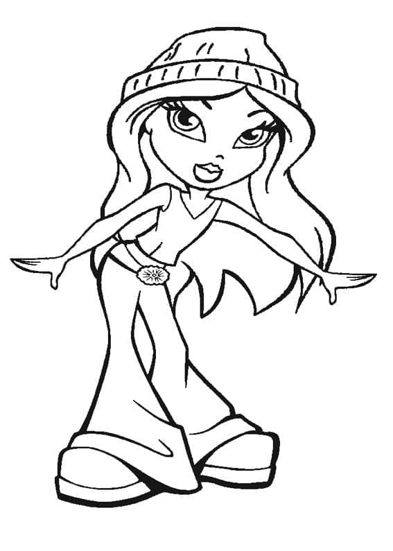 Bratz Tisknutelná omalovánka