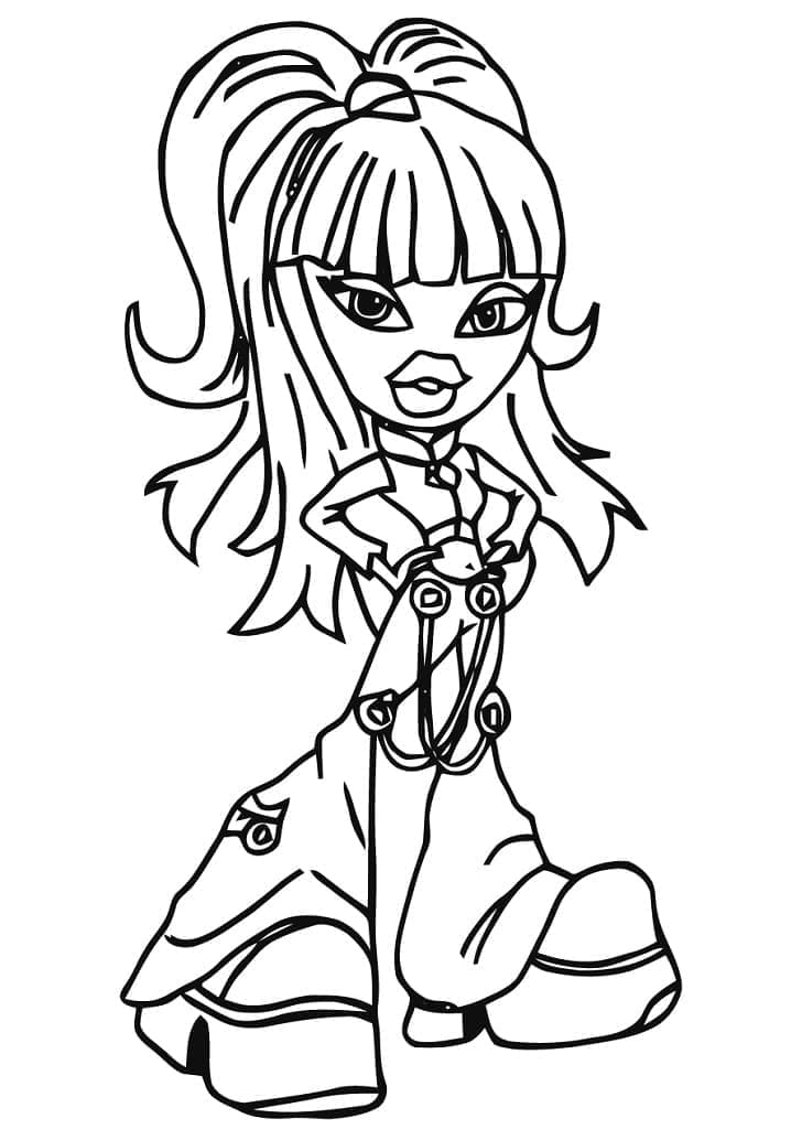 Bratz Vymalovatelné pro Děti omalovánka
